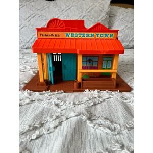 Vintage Fisher Price Western Town 1982 #934